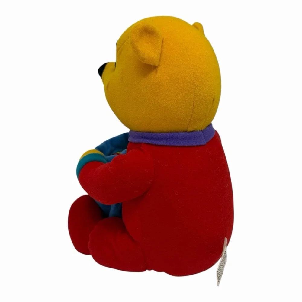 Disney Winnie the Pooh Sensory Plush Toy with Pouch and Butterfly Teether